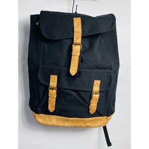 DSW  Canvas Backpack With Faux Leather Trim NEW